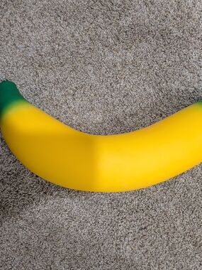 Squishy Squeeezy Banana Squish Toy New